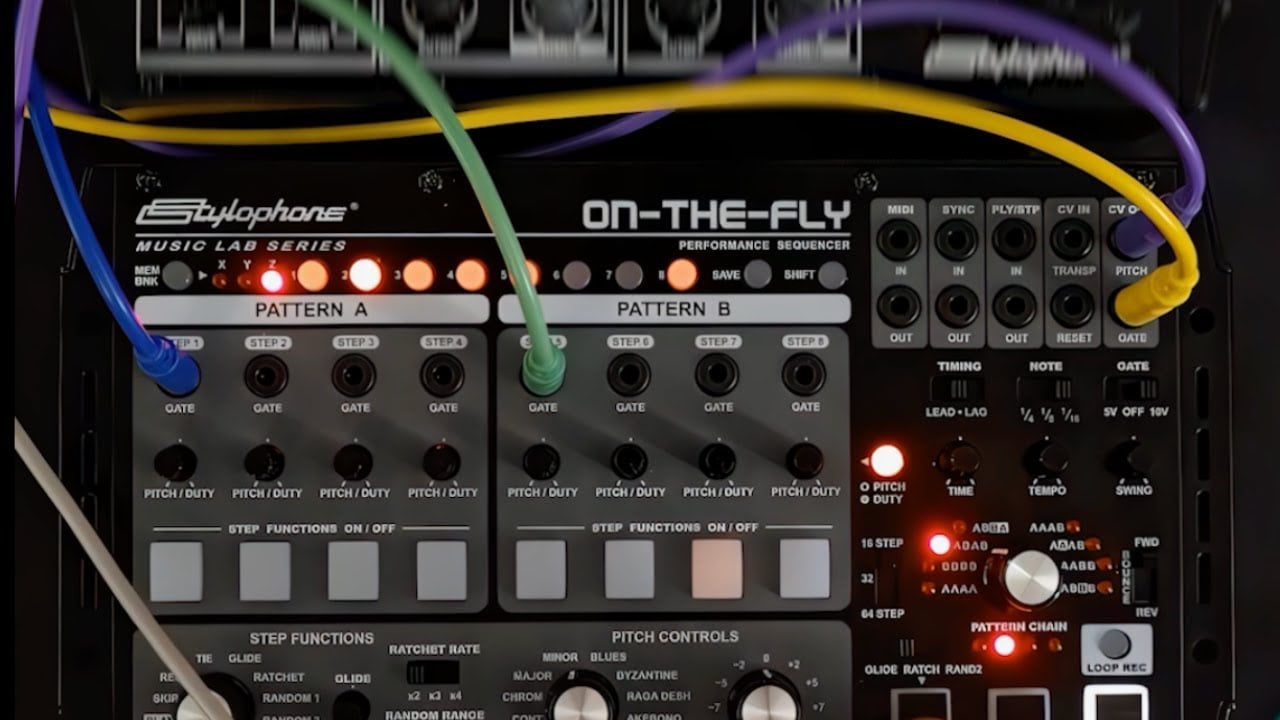 Stylophone On-The-Fly Performance Sequencer