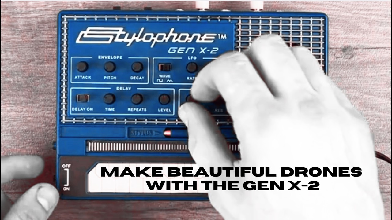 MAKE BEAUTIFUL DRONES WITH THE STYLOPHONE GEN X 2 - PORTABLE ANALOG SYNTH