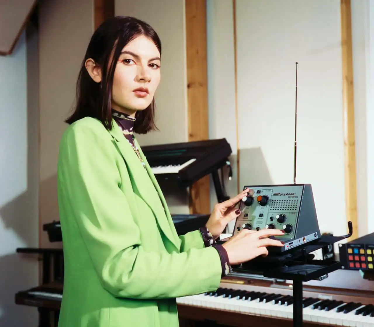 Stylophone Theremin features - make retro analog sounds
