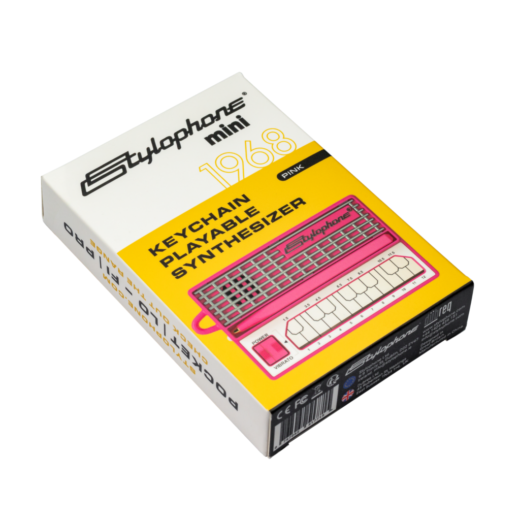 Stylophone mini keychain box - pink