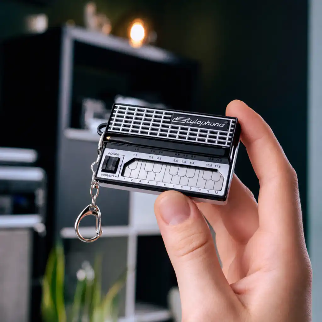Original Stylophone Mini in hand